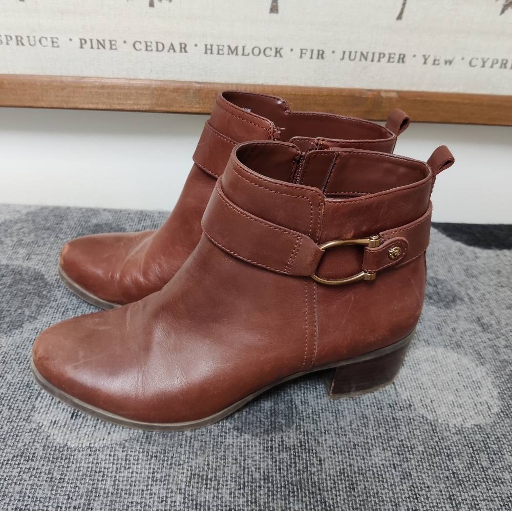 Anne Klein Leather Boots - 7